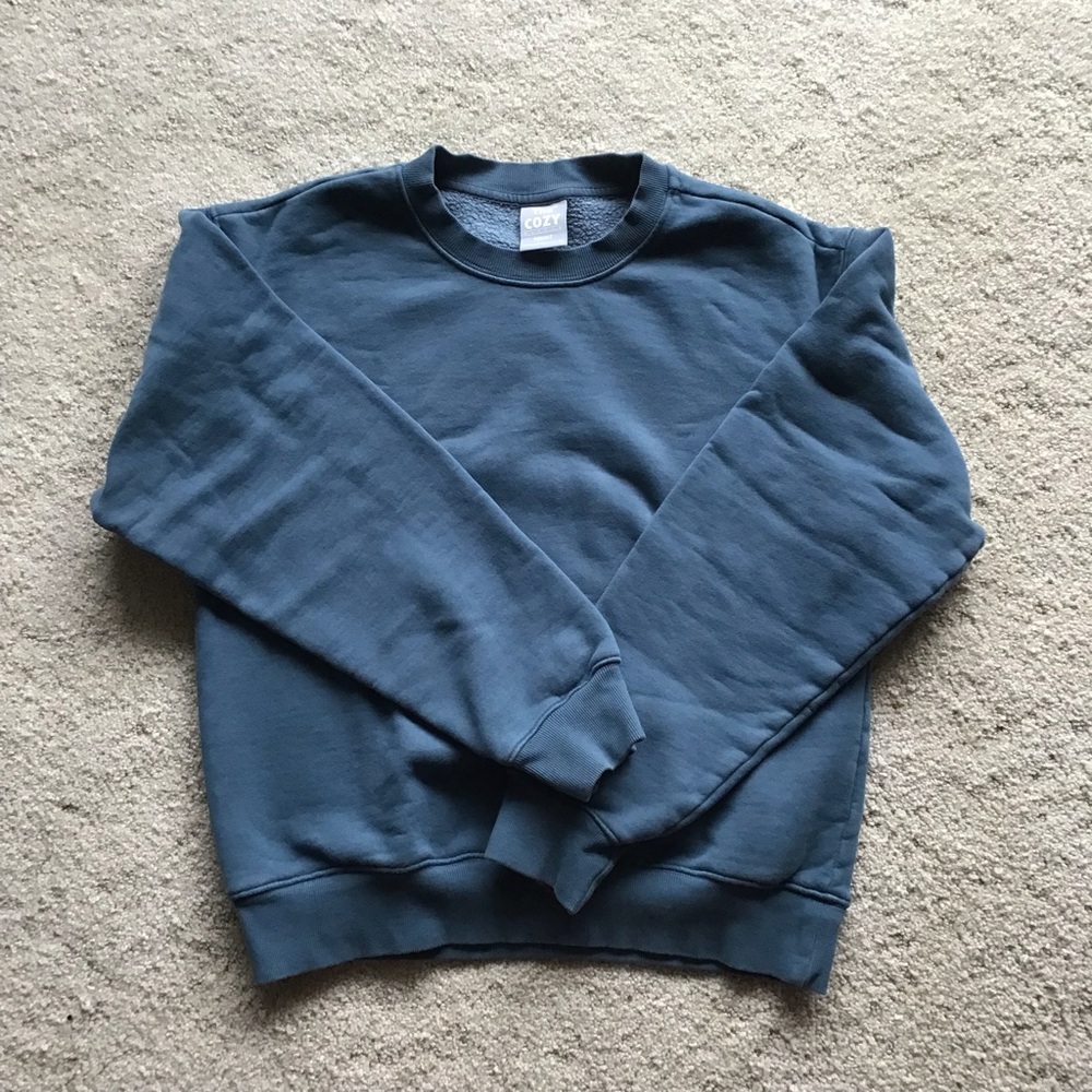 TNA Cozy Fleece Perfect Crew Sweatshirt Size Small